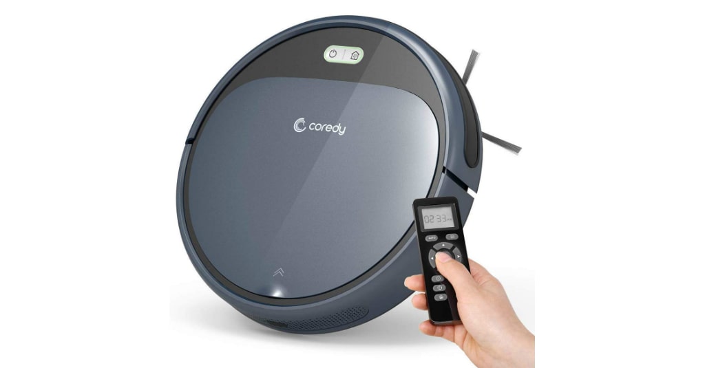 Coredy Robot Vacuum Cleaner, 1400Pa Super-Strong Suction