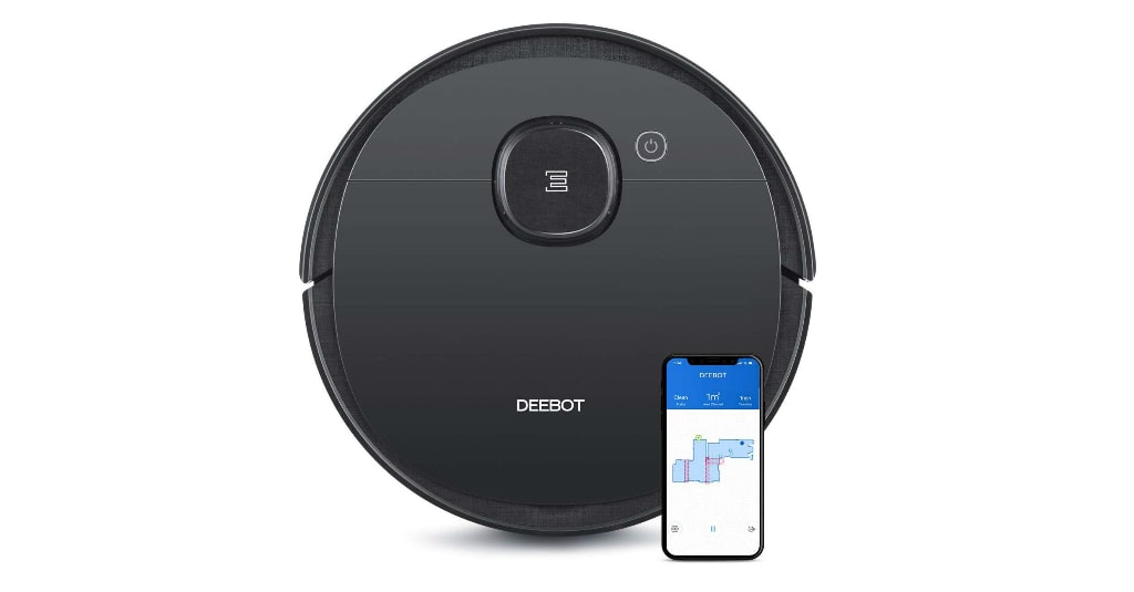 ECOVACS DEEBOT OZMO 950 2-in-1 Vacuuming & Mopping Robot with Smart Navi 3.0 Systematic Custom Cleaning