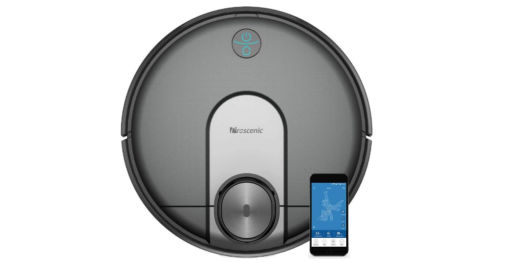 Proscenic M7 Robot Vacuum Cleaner, Laser Navigation, App & Alexa Control