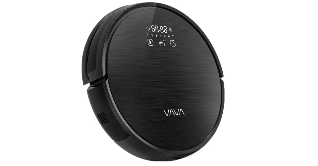 VAVA Robot Vacuum Cleaner 1300Pa Strong Suction, Super Quiet