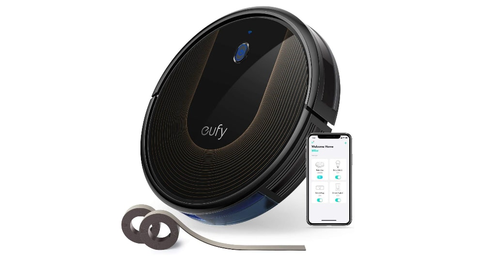 eufy [BoostIQ] RoboVac 30C, Robot Vacuum Cleaner, Wi-Fi, Super-Thin