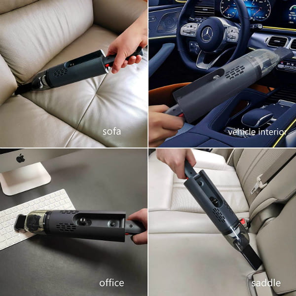 Car Vacuum Cleaners USB Charging Wet Dry Cleaning