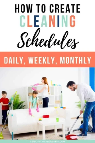 How To Create A Multi-Room Cleaning Schedule
