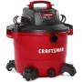 CRAFTSMAN CMXEVBE17595 16 Gallon 6.5 Peak HP Wet/Dry Vac, Heavy-Duty Shop Vacuum with Attachments