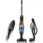 Cordless Vacuum, Hikeren Stick Vacuum Cleaner, Powerful Lightweight 2 in 1 Handheld Vacuum with Rechargeable Lithium Ion Battery for Hardwood Floor Carpet Pet Hair, Black